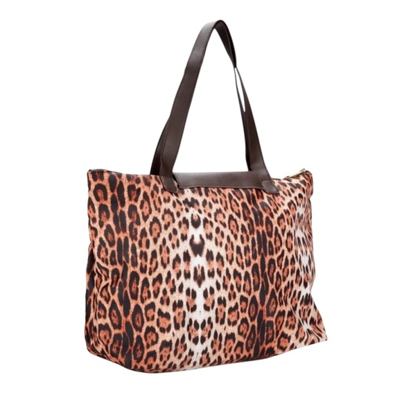 NWT! Cavalli Class by Roberto Cavalli Large Leopard Print Tote - Picture 2 of 4